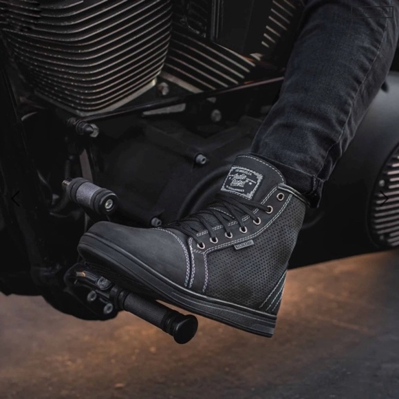Leather motorcycle boots - The Knight - Picture 4 of 4